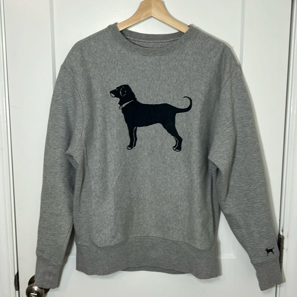 Black Dog Grey Sweatshirt